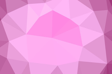 pink geometric rumpled triangular low poly origami style gradien