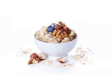 Oatmeal porridge in bowl