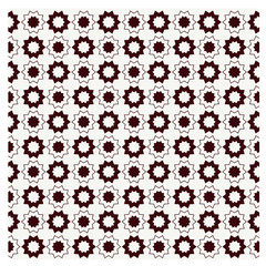 vector illustration Set seamless patterns flower geometric Curvy