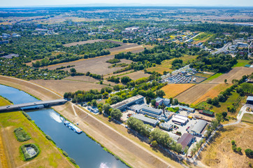 Aerial view of Opole