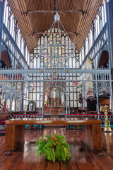 Interior of St George's cathedral in Georgetown, capital of Guyana