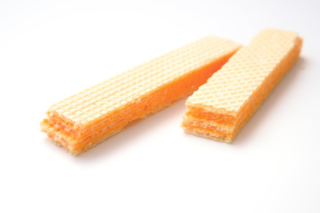 two pieces of wafer