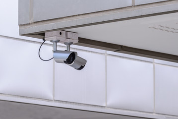 Security IR camera for monitor events in city.