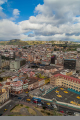 Obraz premium Aerial view of Quito, capital of Ecuador
