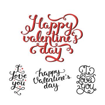 Vector Valentines day photo overlays,