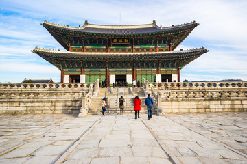 Obraz premium Gyeongbokgung Palace in Seoul, South Korea