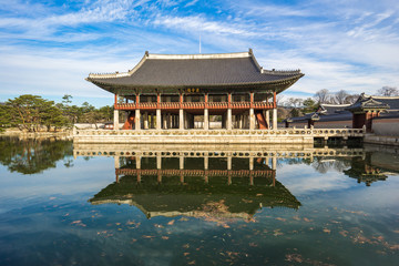 Obraz premium Gyeongbokgung Palace in Seoul, South Korea