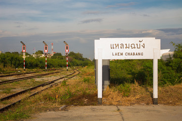 Signs railway station
Laem Chabang Industrial Estate