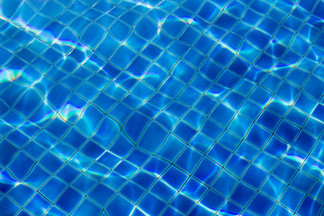 swimming pool with sunlight effect texture and background