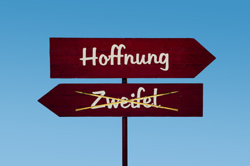 Schild 48 - Hoffnung