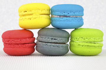 Tasty colorful macaroon