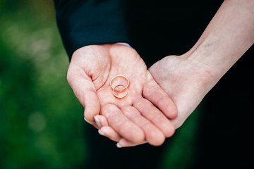 Groom and bride together. Wedding couple