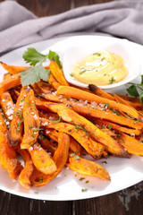 fried sweet potato