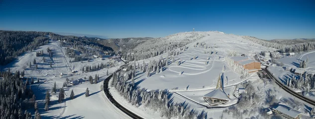 Cercles muraux Photo aérienne Skigebiet Feldberg