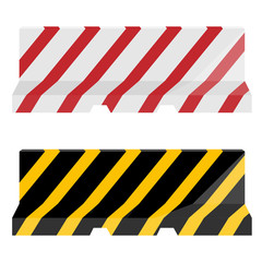 Road barrier set