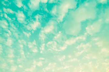 Fototapeta na wymiar Vintage cloud on sky background