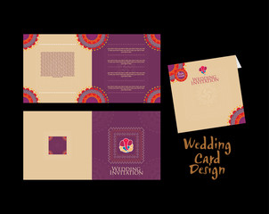Creative wedding concept vector 