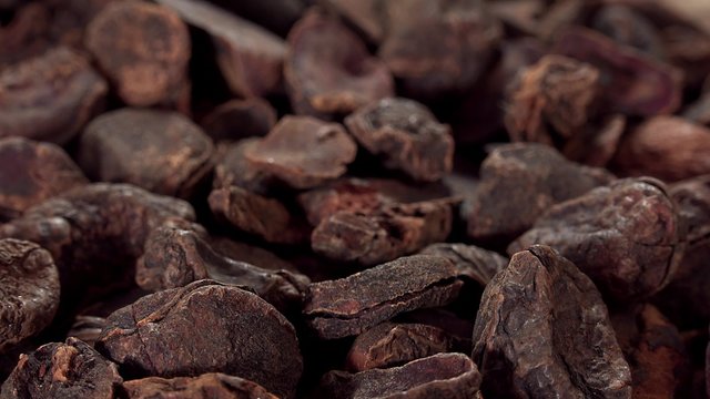 Heap of rotating Kola Nuts (seamless loopable 4K footage)