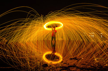 fire dancing