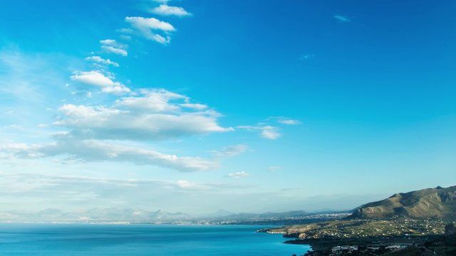 Himmel &uuml;ber Sizilien (timelapse HD)