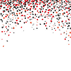 Red Black Confetti Cover