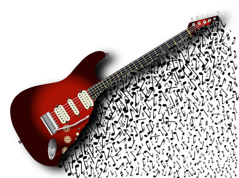 Musical Guitar Background