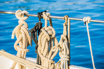 Schifffahrt Seil Tau Knoten