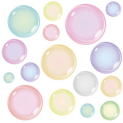 Colored Soap Bubbles