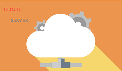 Cloud hosting concept