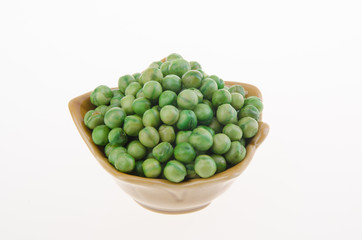 nuts or crispy coated green pea on the background.