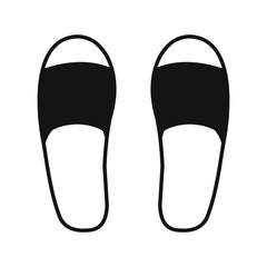 Spa slippers icon