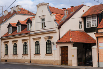 architecture of Zagreb. Croatia.