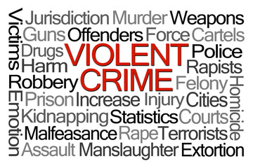 Violent Crime Word Cloud