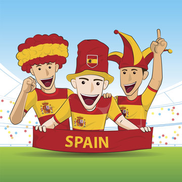 Spain Sport Fans