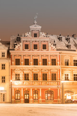 Fototapeta premium Erfurt, old baroque house at Fischermarkt
