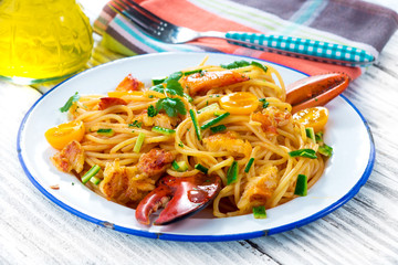 Lobster spaghetti 