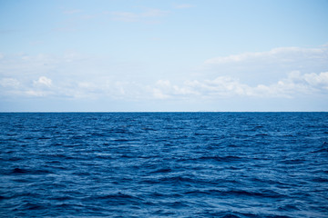 Fototapeta premium Sky and water of ocean