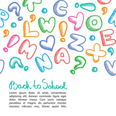 alphabet background