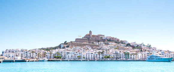 Ibiza panorama - obrazy, fototapety, plakaty