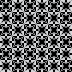 Fototapeta premium Geometric pattern with dark and light grey shapes