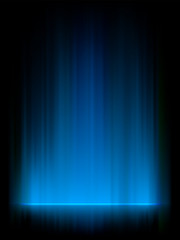 Blue northern lights, aurora borealis. EPS 8 - 100710672