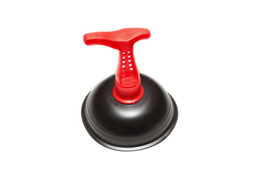 plunger isolated on white background
