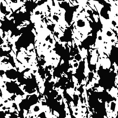 Fototapeta premium Handcrafted ink texture background. Vector seamless pattern. Endless abstract background