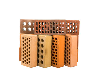 bricks isolated