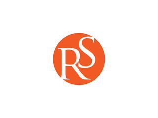 Double RS letter logo