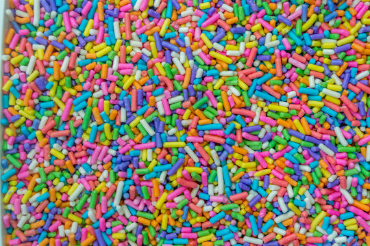 Colorful Sweet candy sprinkles