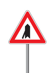 intersection sign - left