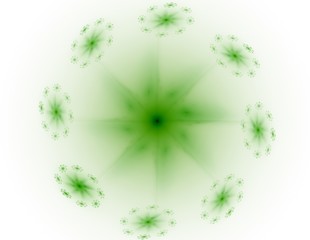 Shiny colorful fractal space, digital artwork for creative graphic design