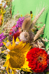 handmade  beautiful bouquets from flowers and herbs