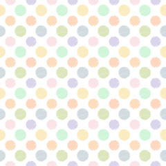 Seamless pattern with polka dots
